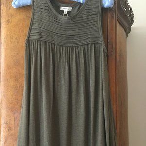 Max Studio Olive Sleeveless Top NWT
